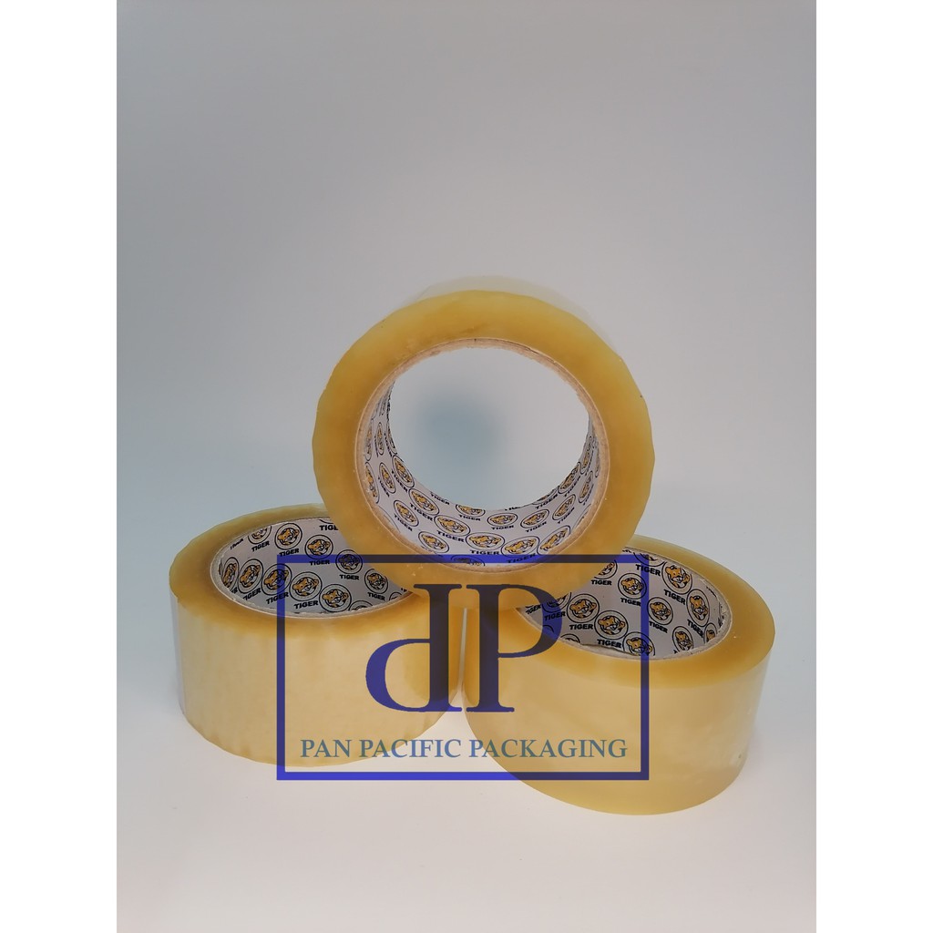 2x100 Tiger CLEAR packaging tape Shopee Philippines