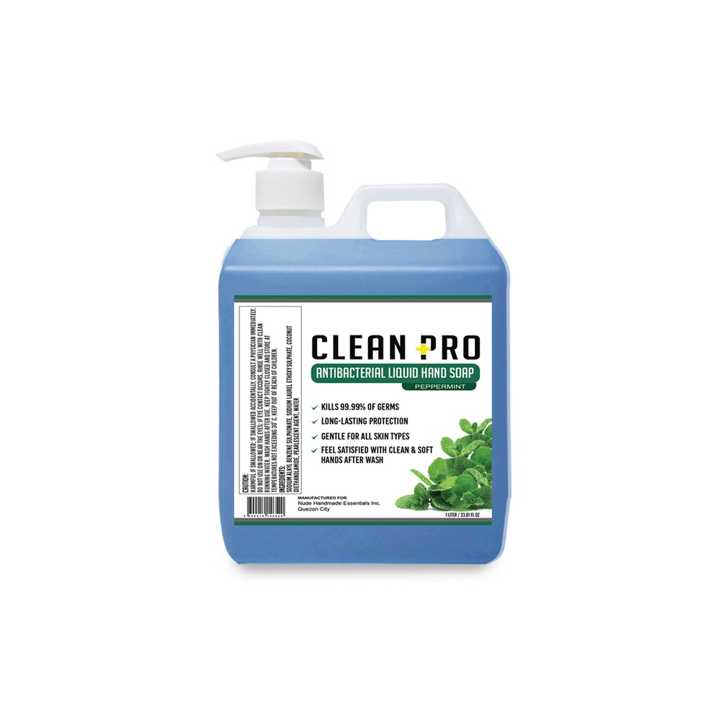 Clean Pro Hand Soap Peppermint Scent 1 Liter | Shopee Philippines