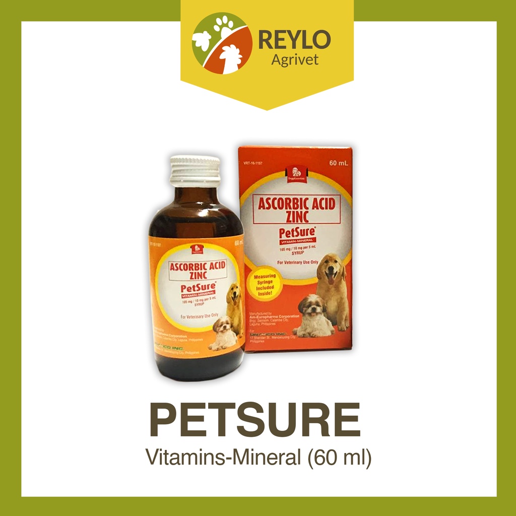 PetSure Dog Vitamin C and Minerals (60 ML 120 ML) Shopee Philippines