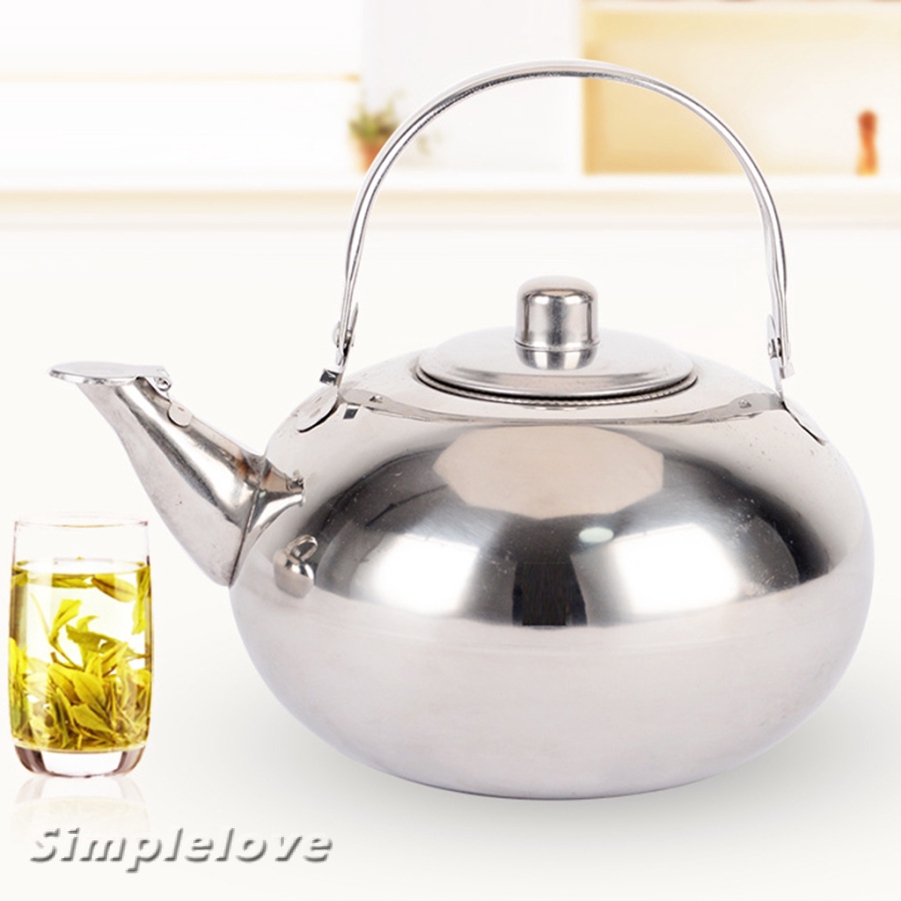 stainless steel tea kettle with infuser