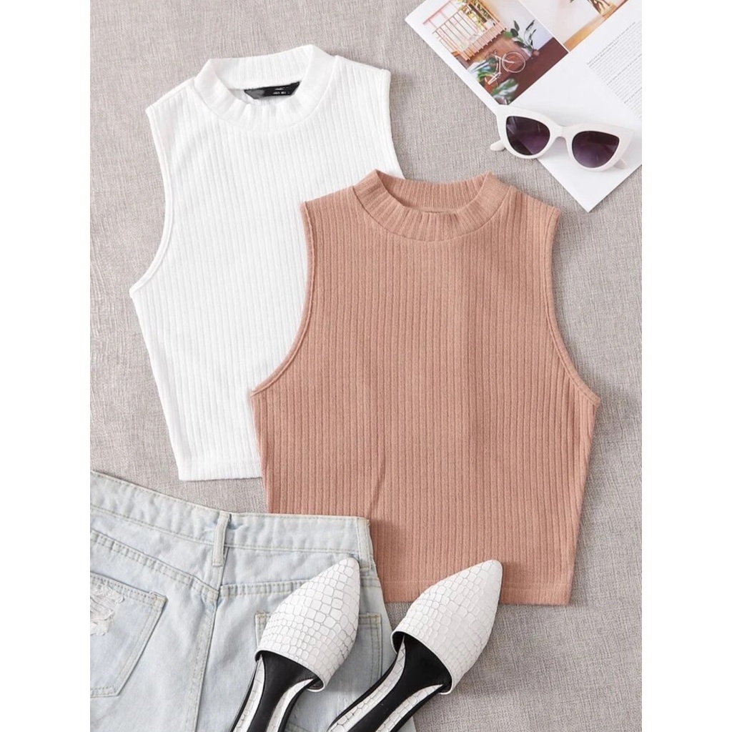 Shop sleeveless turtle neck for Sale on Shopee Philippines