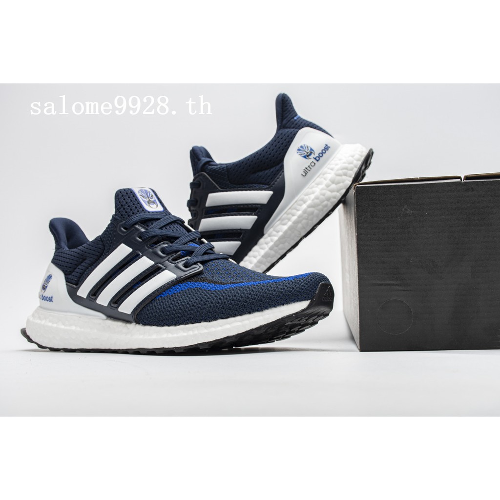 adidas ultra boost white and blue