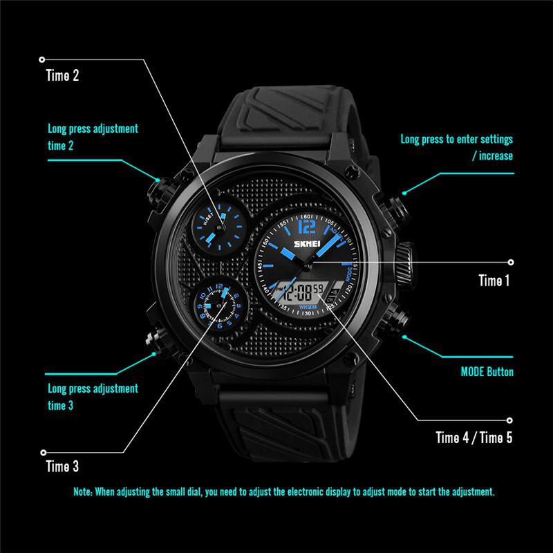 skmei watch adjust time