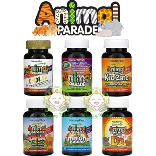 Source of Life Animal Parade Children Kids Multi-Vitamins, Zinc, Vitamin D3, Immune Booster, DHA
