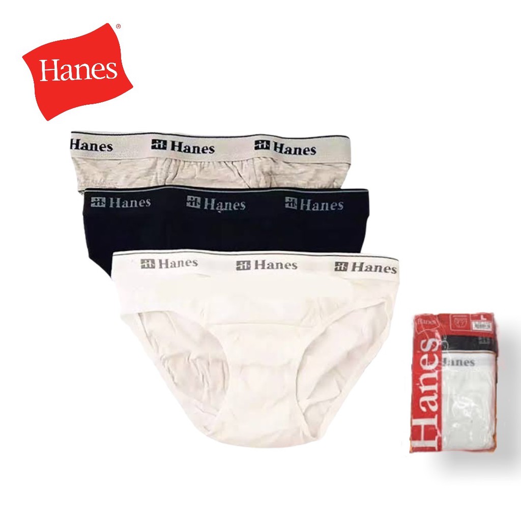 Hanes Briefs for men 3pcs in 1 pack (HIPSTER) Shopee Philippines