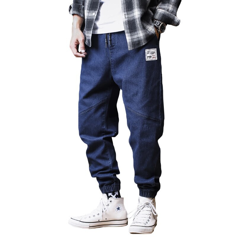 plus size denim cargo pants