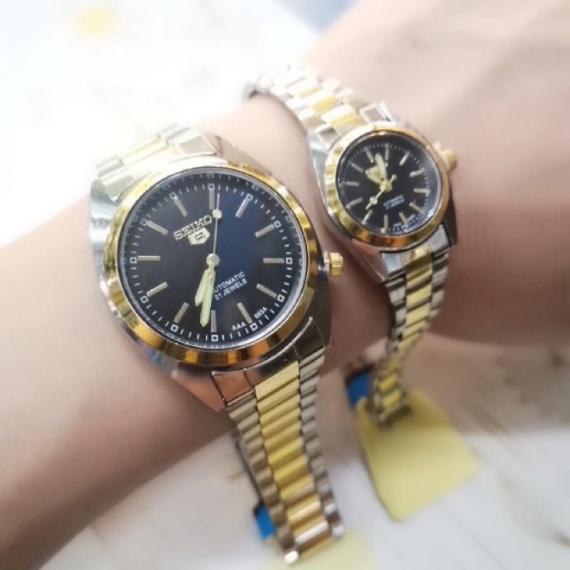 seiko 5 automatic couple watch