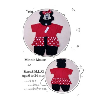 overall minnie mouse
