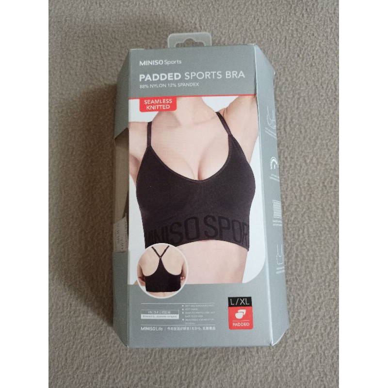 miniso sports bra