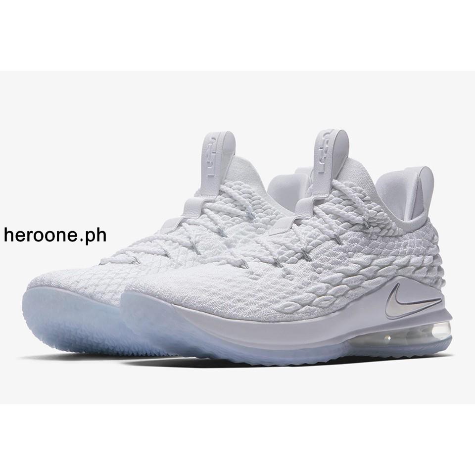 lebron 15 lows white