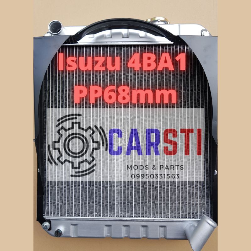 ISUZU 4BA1 4BC2 Full Aluminum Radiator 68mm with Radiator Cap | Shopee ...