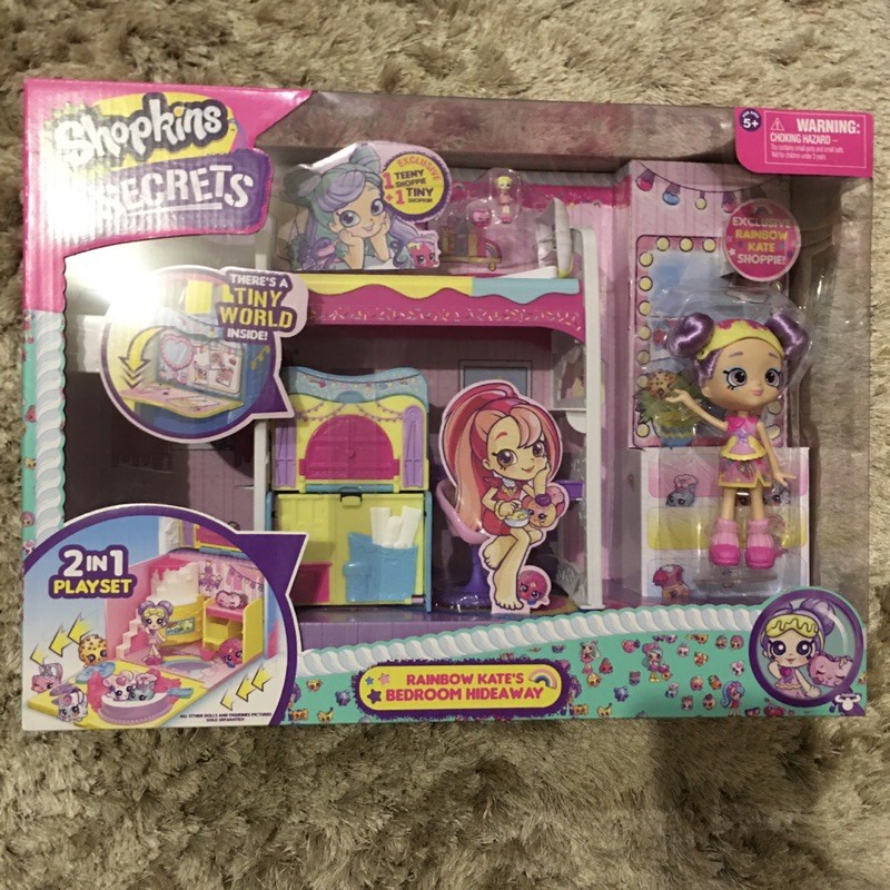 shopkins rainbow kate bedroom