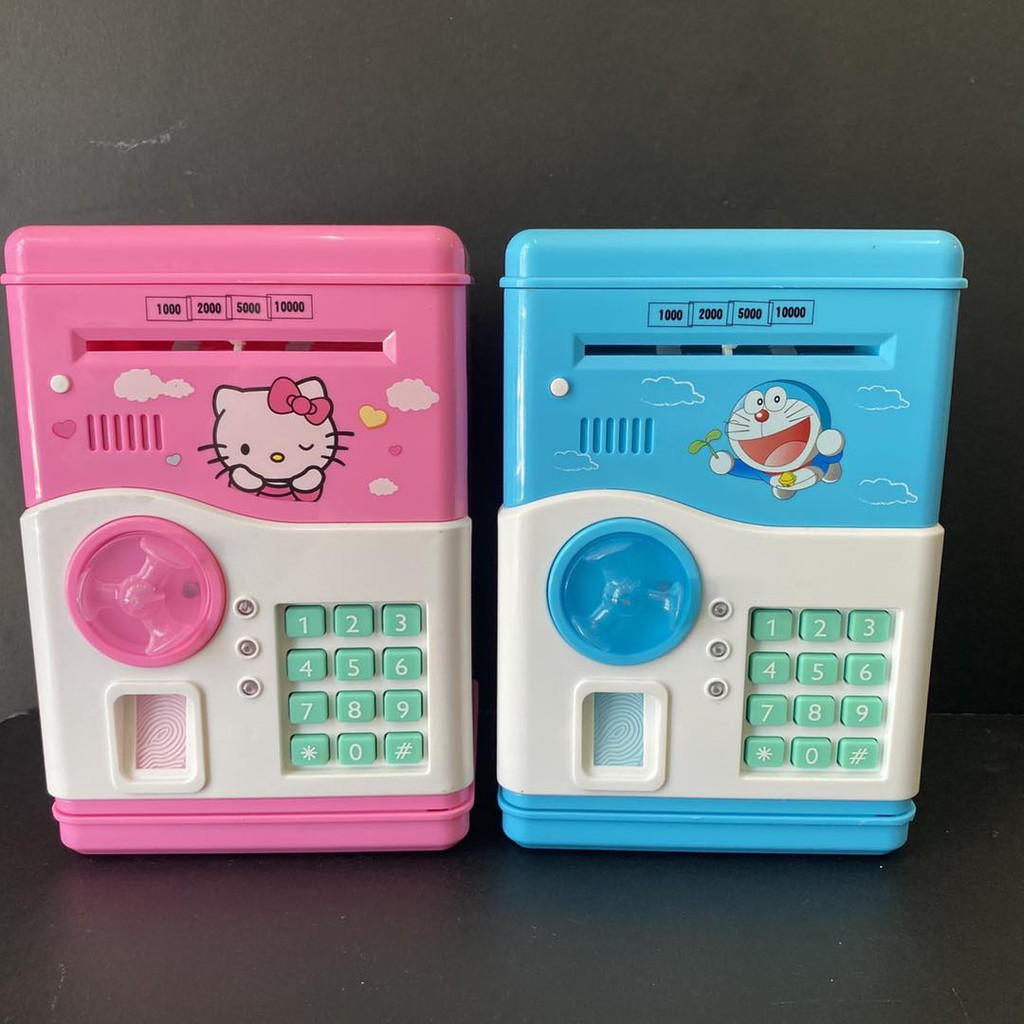 Kids smart savings mini ATM machine with fingerprint. Shopee Philippines