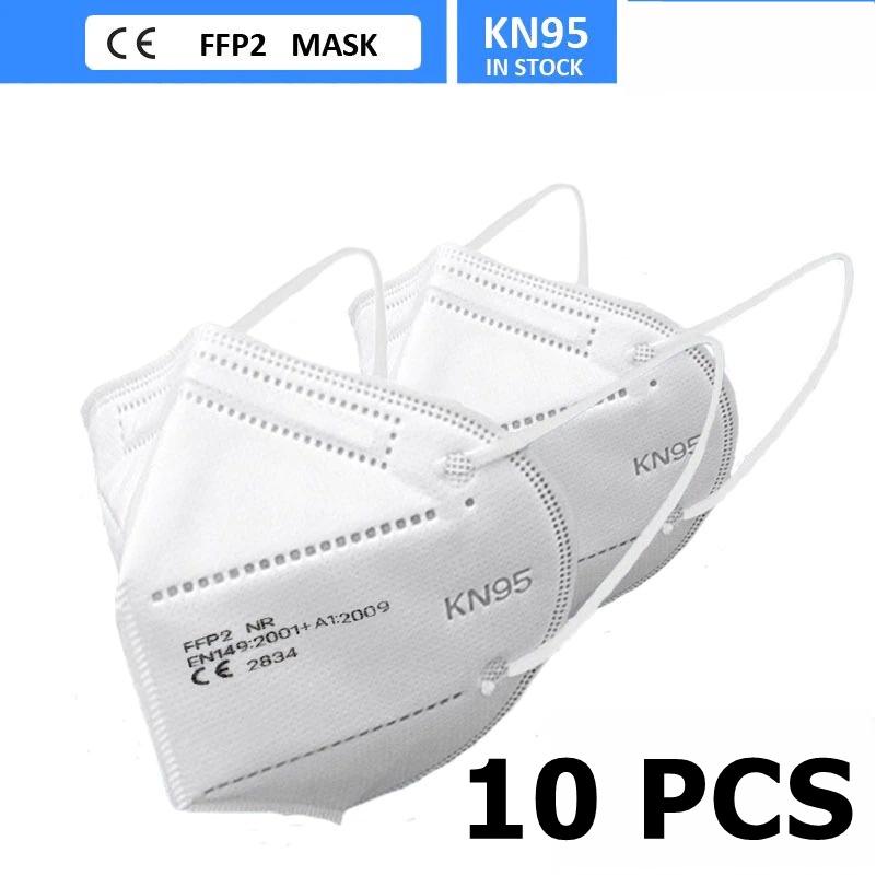 Kn95 5Ply Earloop Mask / KF94 4ply / Duckbill 3ply Plain Black White