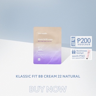 Face Republic Klassic Fit BB Cream 2mL - 22 Natural