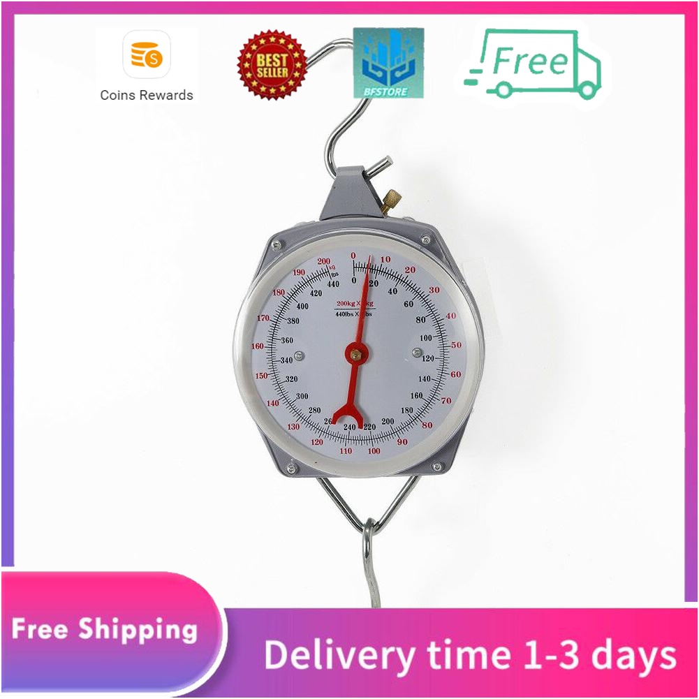 200Kg Hanging Hook Heavy Duty Weighing Scales Shopee Philippines