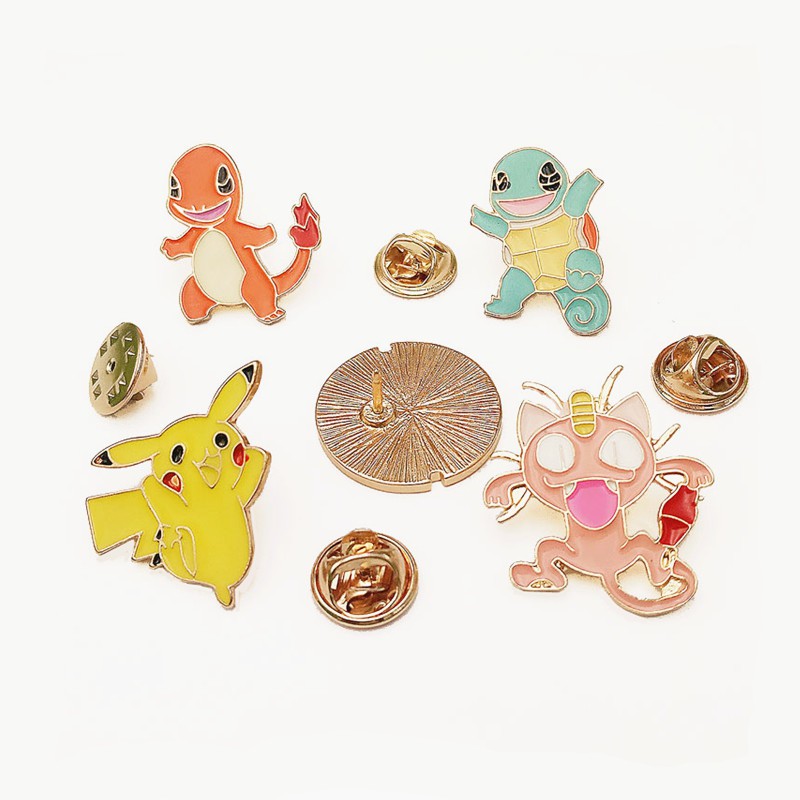 Squirtle Cool Enamel Pin Pokemon Game Series Brooch Backpack Badge ...