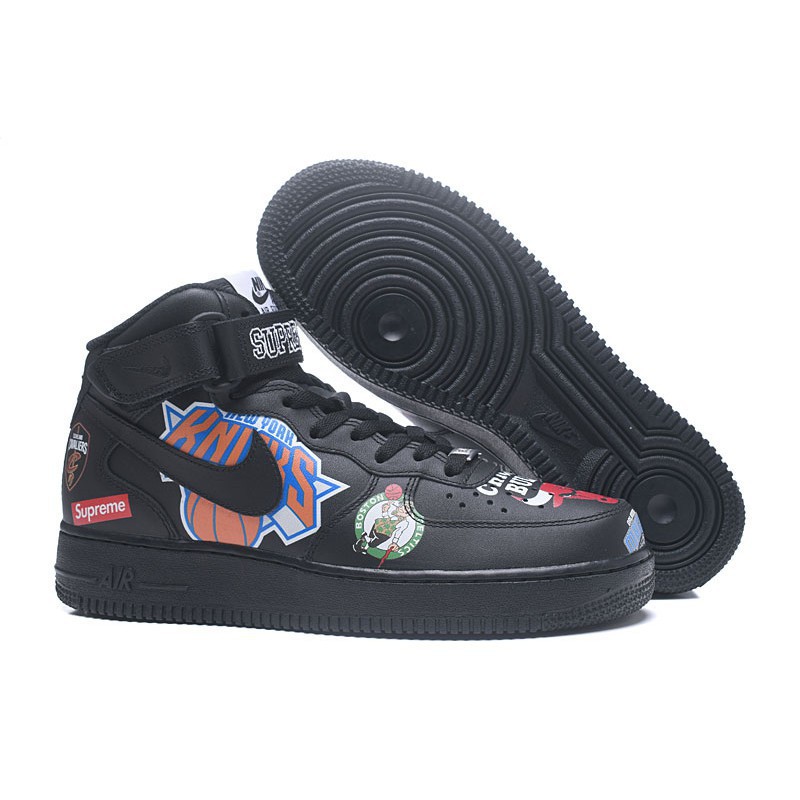 supreme af1 nba black