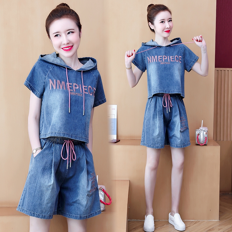 denim short shirt