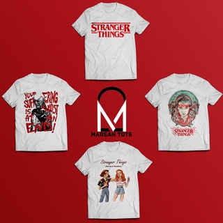 Stranger Things Inspired Sublimation White Shirt Oversized Unisex Tees Dri Fit by MAREAN TOTE pt. 6 #4