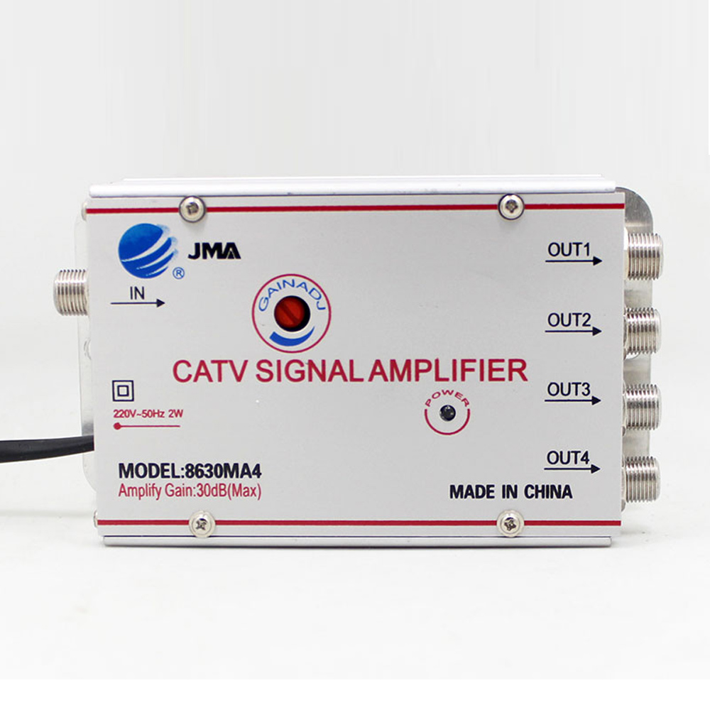 TV Antenna Signal Amplifier Booster 4 Way CATV VCR Splitter 220V 50Hz Shopee Philippines
