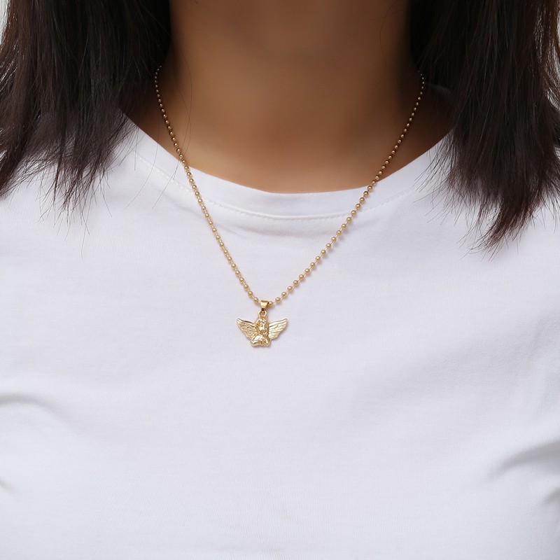 gold and silver necklace