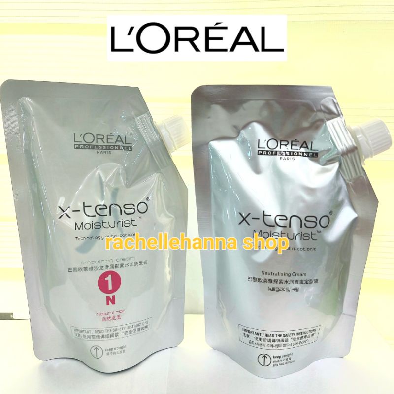 Loreal Xtenso Moisturist Hair Rebonding Set 400ml./800ml. Shopee