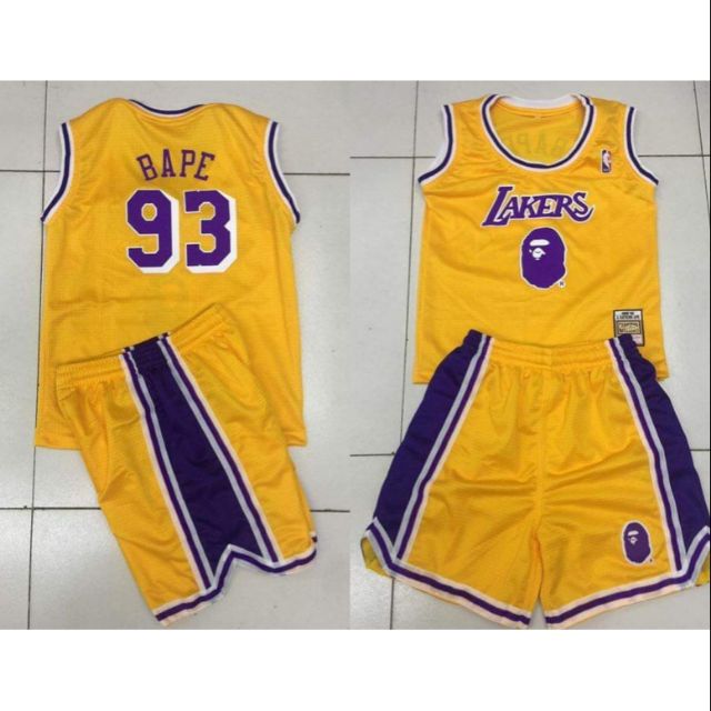 bape lakers jersey price