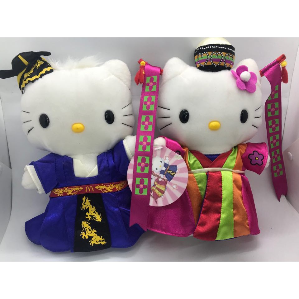 hello kitty wedding plush