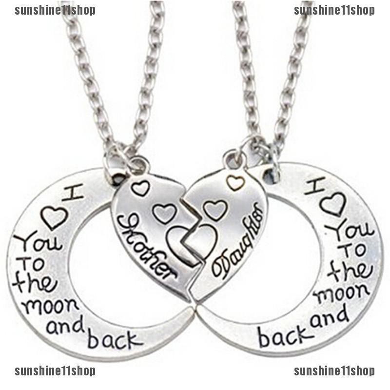 sunshine mother daughter necklace