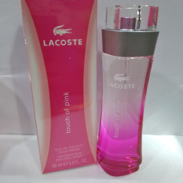 lacoste touch of pink gift set