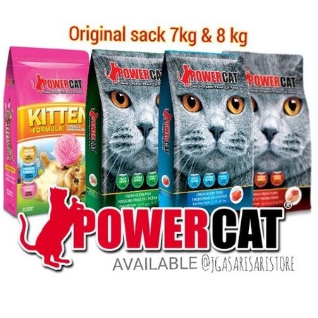 POWERCAT CAT DRY FOOD TUNA/FISH/CHICKEN & KIITTEN FORMULA (ORIGINAL NET ...