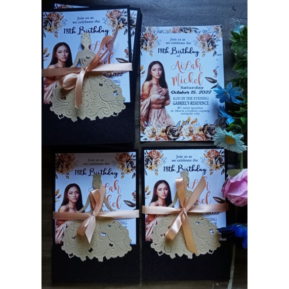 18th Birthday Card Girl Debut Invitation Debut Invita vrogue.co