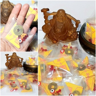 Lucky Charm Protection and Wealth bundle set for wallet/pouches/Bag/money amulet/citine
