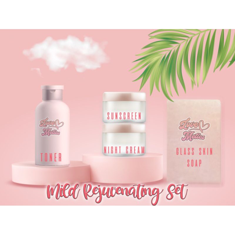 REJUVENATING SET - MILD KIT ( OPEN FOR REBRANDING ) | Shopee Philippines