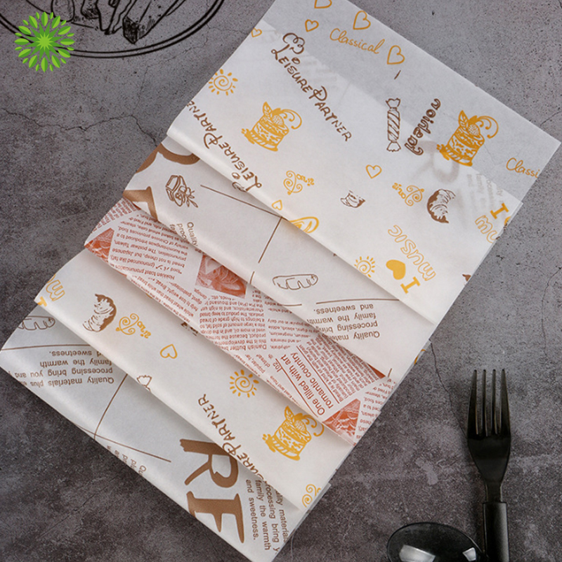 Bento Cake Box Pad Paper Burger Cake Greaseproof Paper Wrapping Paper