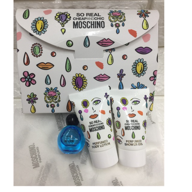 cheap and chic moschino so real