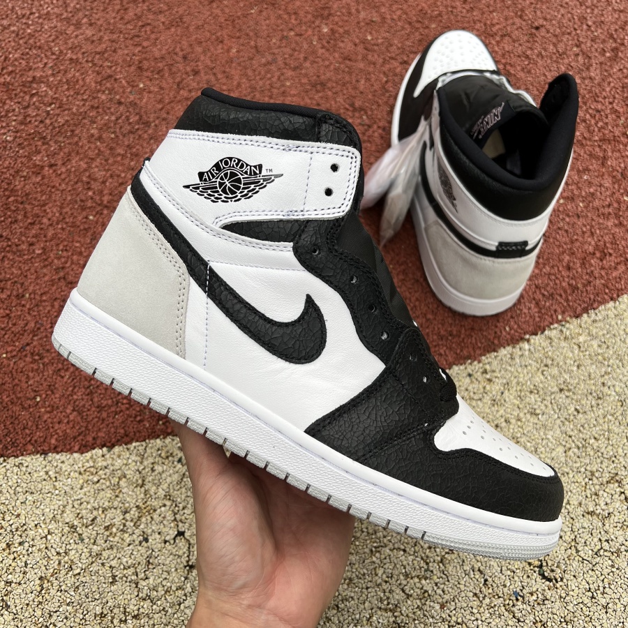 LJR BATCH aj1 New Black White Gray Burst Crack AirJordan 1 Sneakers ...