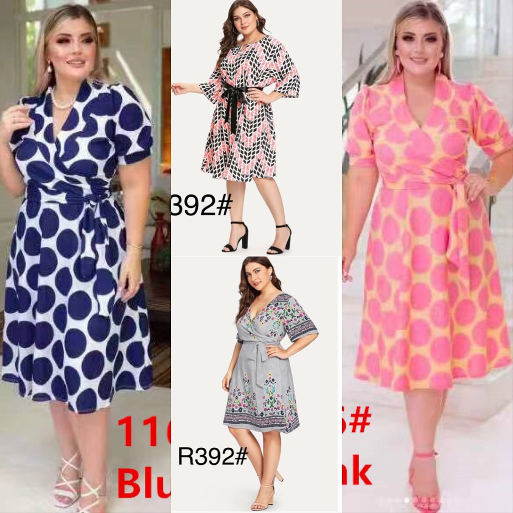 Plus size dress fit to XL fashion summer dress | Shopee Philippines