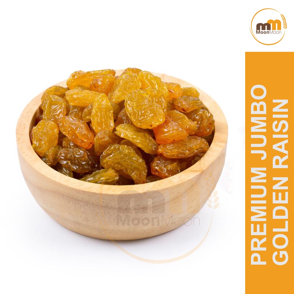 USA PREMIUM JUMBO GOLDEN RAISIN Kismis Jumbo Golden Besar 1kg/500g/250g