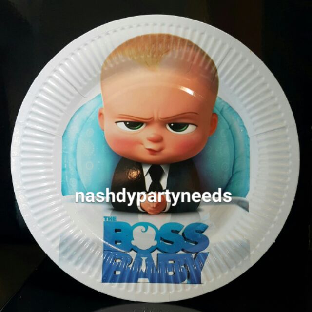 Boss baby paper plate | Shopee Philippines