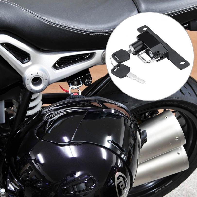 two wheeler helmet lock