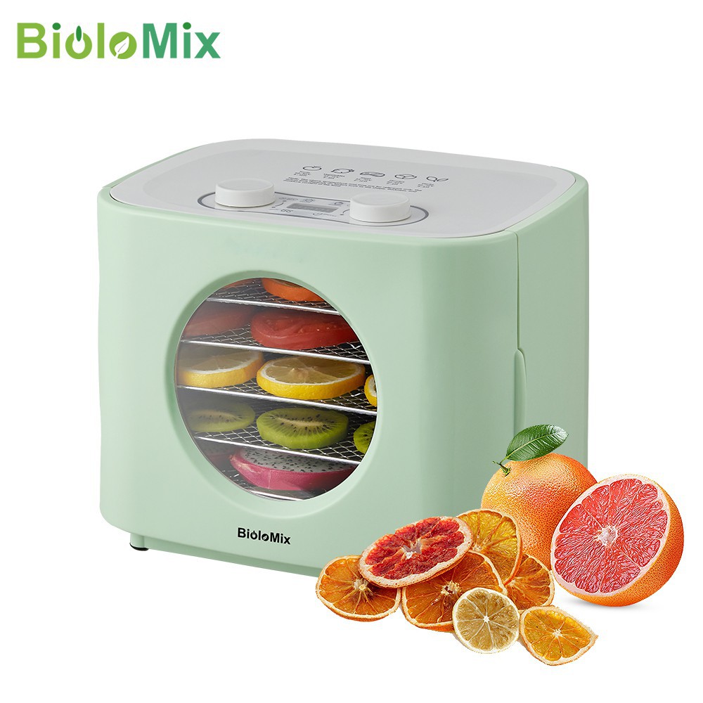 BioloMix Food Dehydrator Machine Adjustable Timer and Temperature