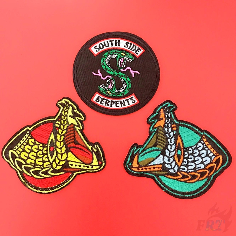 Tv Shows Riverdale Patch 1pc South Side Serpents Diy Sew On Iron On Patch Shopee Philippines