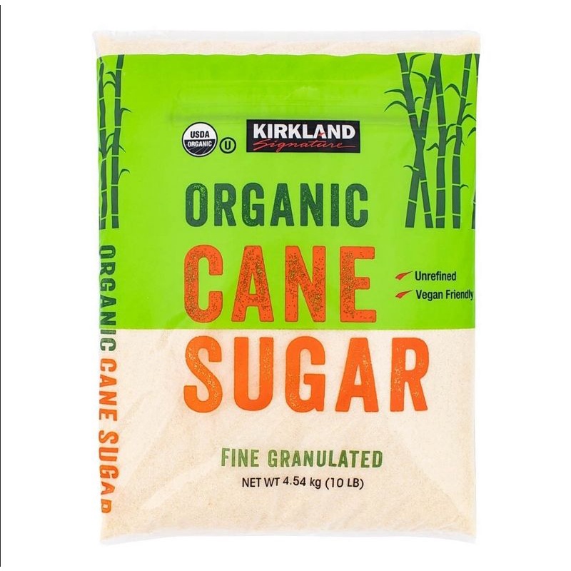 Kirkland Signature Organic Cane Sugar 4.54kg/10lb Shopee Philippines