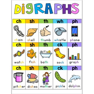 SC SALE! VOWEL SOUNDS, DIGRAPHS & BLEND SOUNDS CHARTS | Shopee Philippines