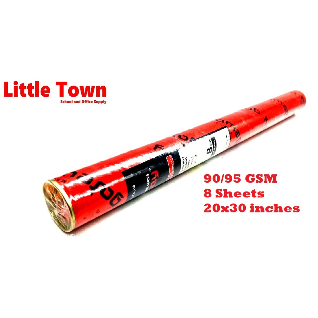 Gateway Natural Tracing Paper 90/95gsm 20x30inches 8pcs/tube Shopee