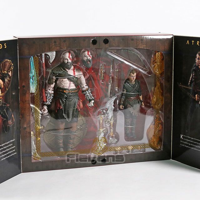 action figure kratos e atreus