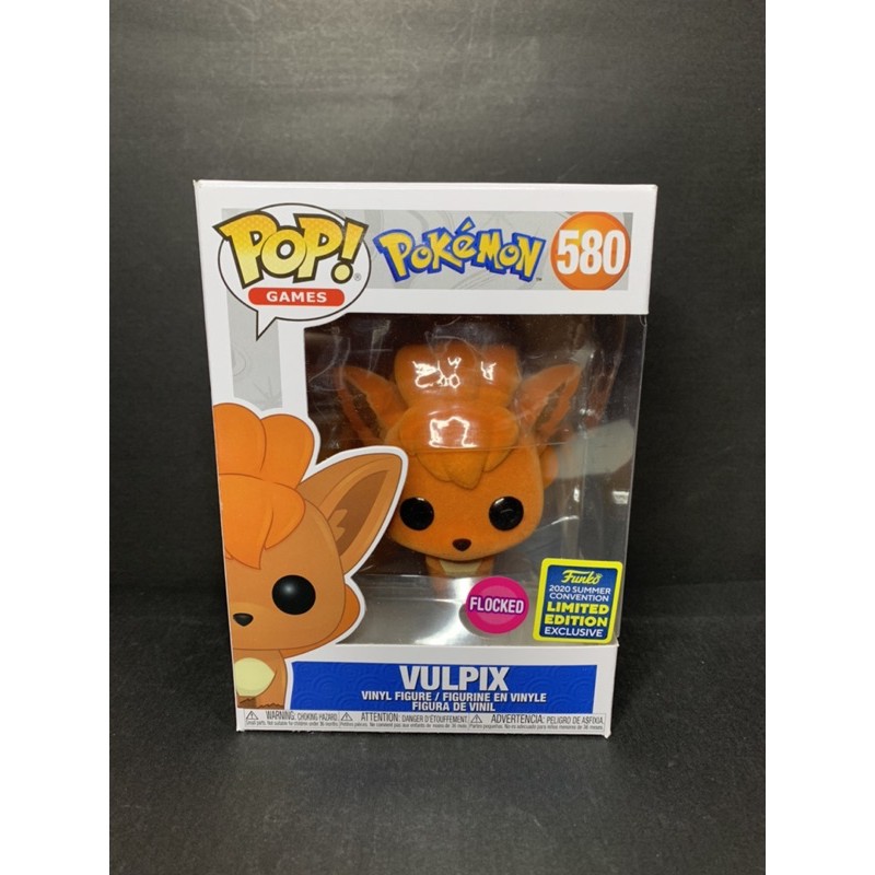 flocked vulpix funko