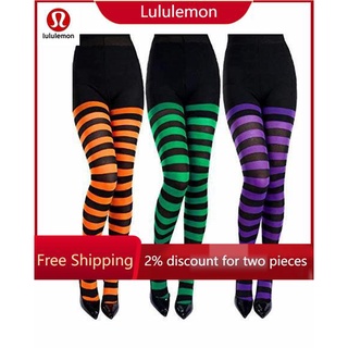 Party costume prop striped pantyhose Halloween Christmas jumpsuit stockings multi-colored socks